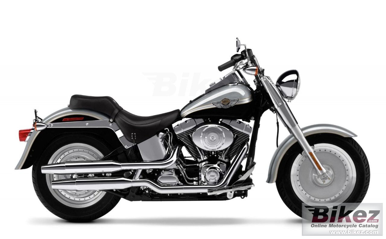 Big Davidson. Published with permission. flstf fat boy picture and wallpaper from Bikez.com